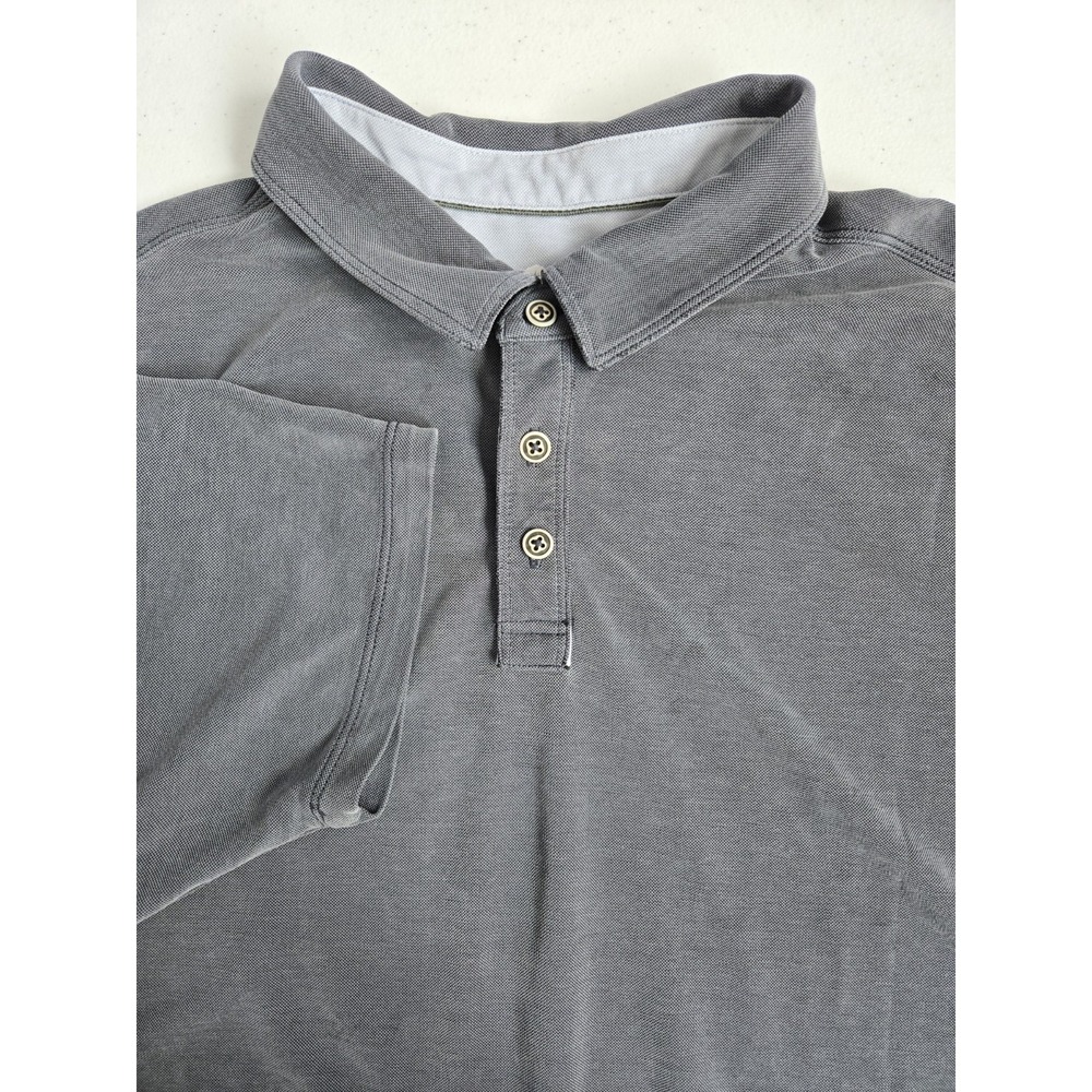 Tommy Bahama Men's XL Super Soft Stone Gray Beach Short Sleeve Polo Shirt
